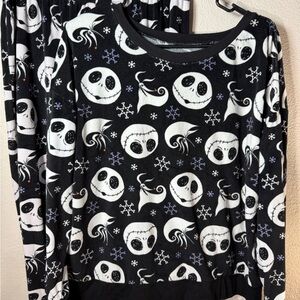 Disney Nightmare Before Christmas shirt and pants pajama set- Large